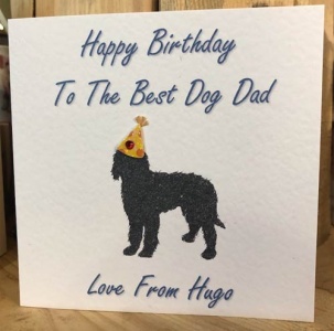 Personalised Dog Dad Birthday Card