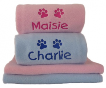 Personalised Puppy Blanket