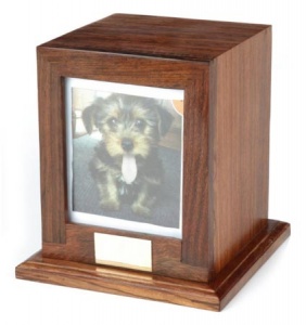 Wooden Pet Urn Bootle
