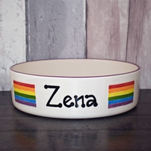 Personalised Dog Bowl - Pride