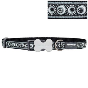 Red Dingo Cosmos Black Dog Collar