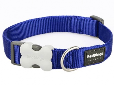 Red Dingo Dark Blue Dog Collar