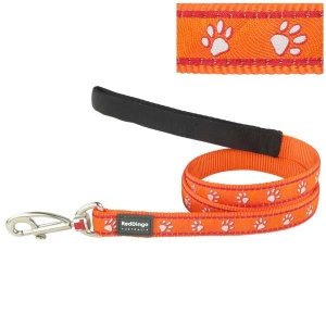 Red Dingo Dog Lead Desert Paws Orange