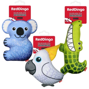 Red Dingo Durables Dog Toys