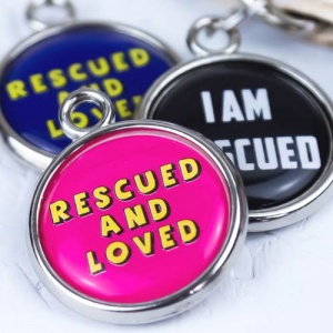 Rescue Dog Pet Tags