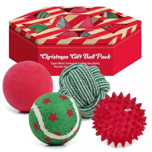Dog Ball Christmas Gift Pack