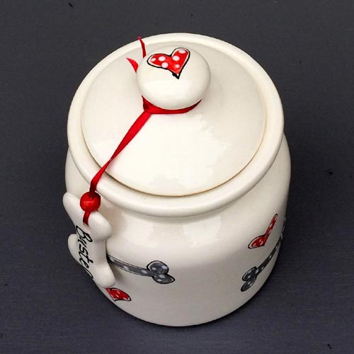 Traditional Personalised Dog Treat Jar