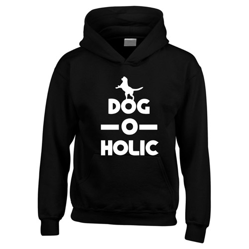 Unisex Slogan Hoodie - Dog-O-Holic