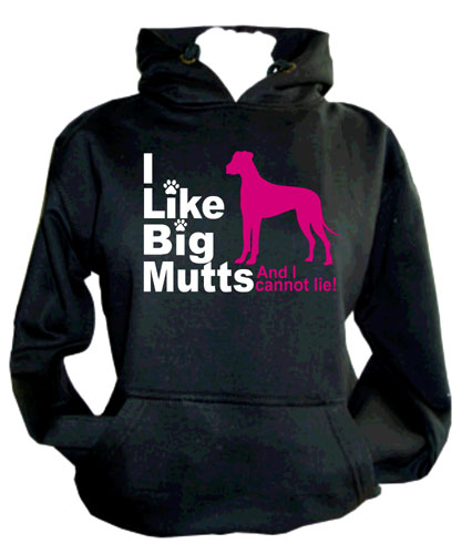 Unisex Slogan Hoodie - I Like Big Mutts