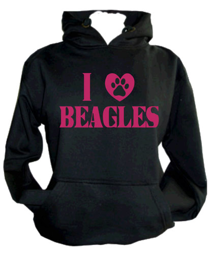 Unisex Customised Hoodie - I Love [Dog Breed]