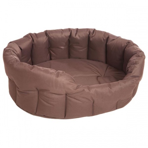 P&L Country Dog Waterproof Dog Bed Oval UK Made D for Dog