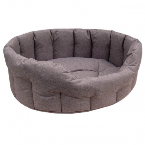P&L Country Dog Waterproof Dog Bed Oval UK Made D for Dog