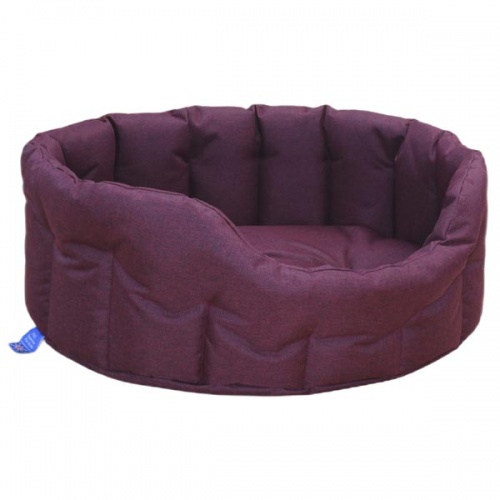P&L Country Dog Waterproof Dog Bed Oval UK Made D for Dog