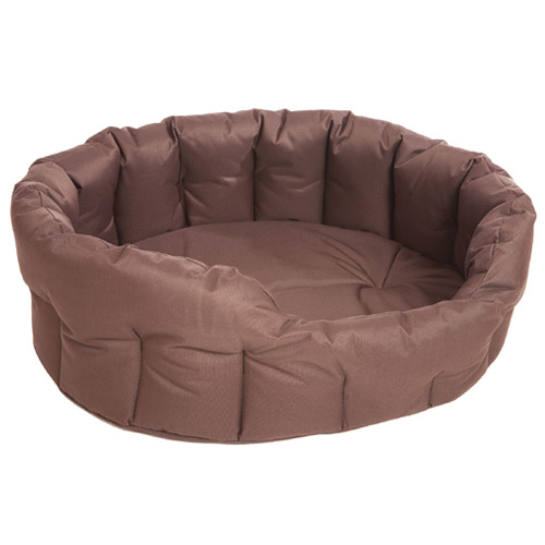 P&L Country Dog Waterproof Dog Bed Oval UK Made D for Dog