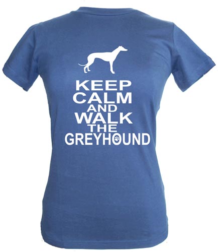 Women's Custom T-Shirt - Keep Calm & Walk The [Dog Breed]