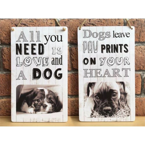 Your Photo Dog Slogan Sign