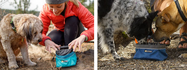 Ruffwear Quencher dog travel bowl