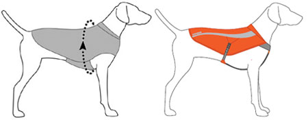 Ruffwear measuring guide - track jacket